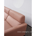 Leather Upholstered Lounge Chair and 0ttoman for Office Exposition Living Room furniture